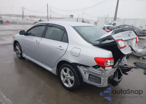 2011 Toyota Corolla S из США, поврежденный, VIN 2T1BU4EE6BC621504